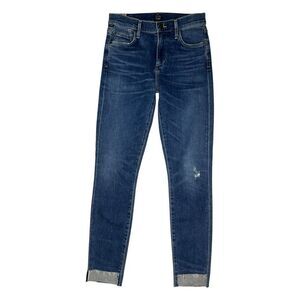 Citizens of Humanity Women’s 25 Rocket High Rise Skinny Jeans Raw Hem NEW